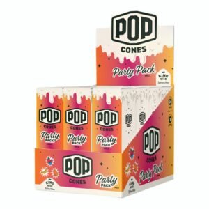 POP CONES KING SIZE MIX FLAVOR PARTY PACK CONES 3PK 24CT/ DISPLAY