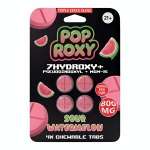 POP ROXY 7HYDROXY+PSEUDO+MGM-15 TRIPLE STACK BLEND 200MG PER TABLET 4CT/10PK