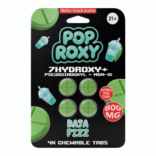 POP ROXY 7HYDROXY+PSEUDO+MGM-15 TRIPLE STACK BLEND 200MG PER TABLET 4CT/10PK POP ROXY 7HYDROXY+PSEUDO+MGM-15 TRIPLE STACK BLEND 200MG PER TABLET 4CT/10PK