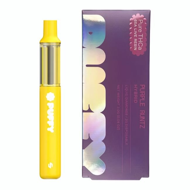 PUFFY PURE THCA 65A LIVE RESIN LIQUID DIAMONDS 2GM DISPO 5CT/ BOX PUFFY PURE THCA 65A LIVE RESIN LIQUID DIAMONDS 2GM DISPO 5CT/ BOX