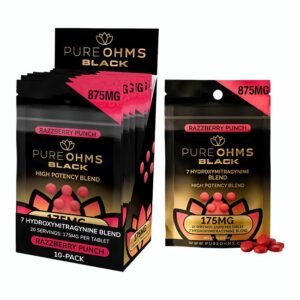 PURE OHMS BLACK 7 HYDROXY 175MG PER TABLET 5CT/10PK