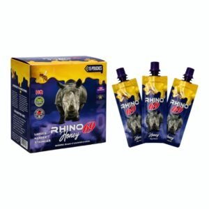 RHINO 69 NO HEADACHE MALE ENHANCEMENT HONEY 15 POUCHES PER BOX