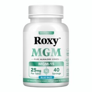 ROXY MGM-15 PURE ALKALOID SERIES 25MG PER TABLET 10CT/ BOTTLE