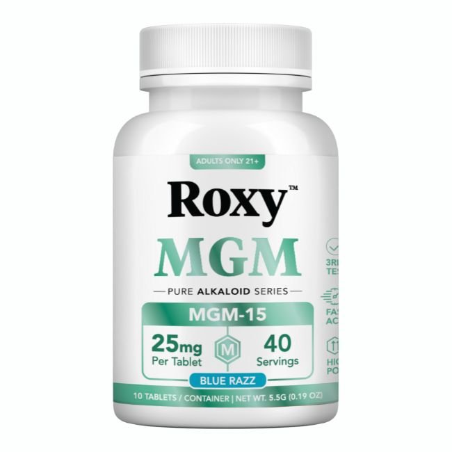 ROXY MGM-15 PURE ALKALOID SERIES 25MG PER TABLET 10CT/ BOTTLE ROXY MGM-15 PURE ALKALOID SERIES 25MG PER TABLET 10CT/ BOTTLE