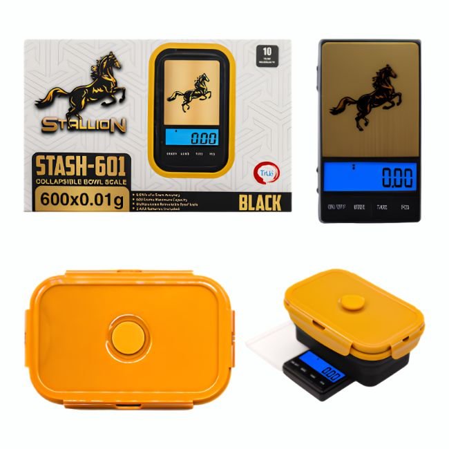STALLION STASH-601 COLLAPSIBLE BOWL SCALE (600 X 0.01G) STALLION STASH-601 COLLAPSIBLE BOWL SCALE (600 X 0.01G)