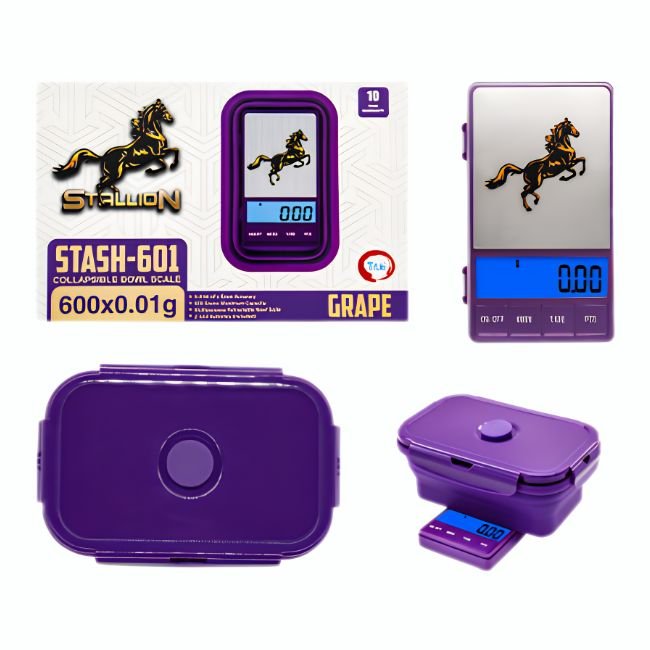STALLION STASH-601 COLLAPSIBLE BOWL SCALE (600 X 0.01G) STALLION STASH-601 COLLAPSIBLE BOWL SCALE (600 X 0.01G)