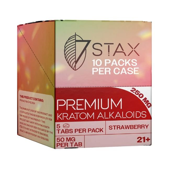 STAX7HYD50MGTB002 STAX 7-HYDROXY PREMIUM KRATOM ALKALOIDS 50MG PER TABLET 5CT/10PK