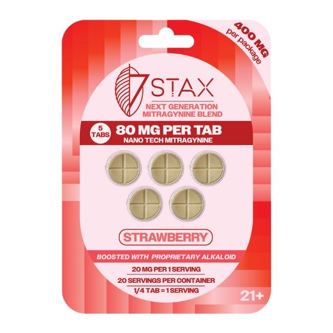 STAXNT80MGTAB001 STAX NANO TECHMITRAGYNINE 80MG PER TABLET 5CT/10PK (FLORIDA COMPLIANT)