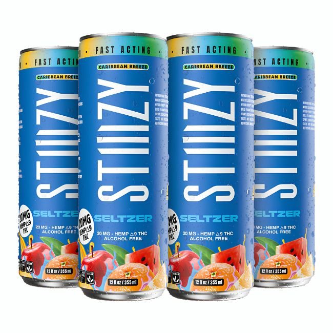 STIIIZY 20MG HEMP D9 THC SELTZER DRINK ALCOHOL FREE (12OZ 355ML/ CAN) 4PK STIIIZY 20MG HEMP D9 THC SELTZER DRINK ALCOHOL FREE (12OZ 355ML/ CAN) 4PK