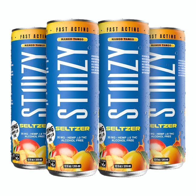 STIIIZY 20MG HEMP D9 THC SELTZER DRINK ALCOHOL FREE (12OZ 355ML/ CAN) 4PK STIIIZY 20MG HEMP D9 THC SELTZER DRINK ALCOHOL FREE (12OZ 355ML/ CAN) 4PK