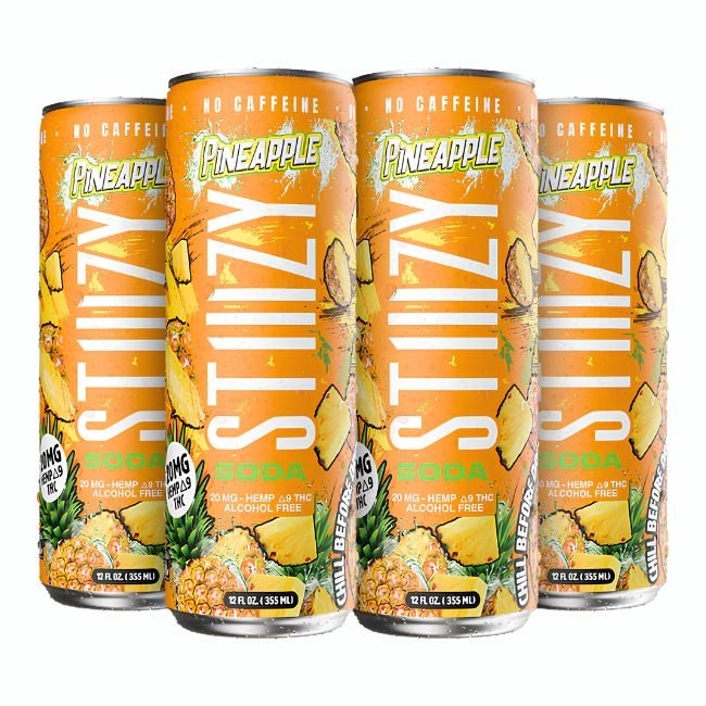 STIIIZY 20MG HEMP D9 THC SODA DRINK ALCOHOL FREE (12OZ 355ML/ CAN) 4PK STIIIZY 20MG HEMP D9 THC SODA DRINK ALCOHOL FREE (12OZ 355ML/ CAN) 4PK