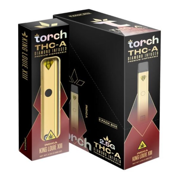 TORCH THC-A DIAMOND INFUSED PREMIUM 2.5GM DISPO 5CT/ BOX