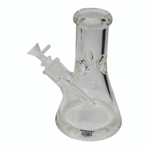 8.5'' CLEAR 9MM THICK BEAKER WATER PIPE