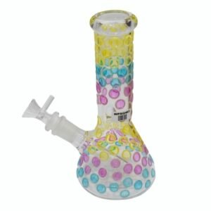 8'' GLOW IN THE DARK BEAKER WATER PIPE