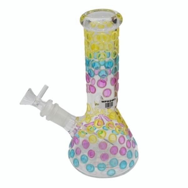 8'' GLOW IN THE DARK BEAKER WATER PIPE