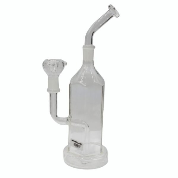 11'' CLEAR FANCY GLASS TUBE