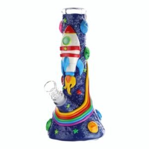10'' HANDCRAFTED SPACESHIP WATER PIPE