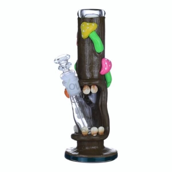 10'' GLOW IN THE DARK HANDCRAFTED MONSTER MOUTH WATER PIPE