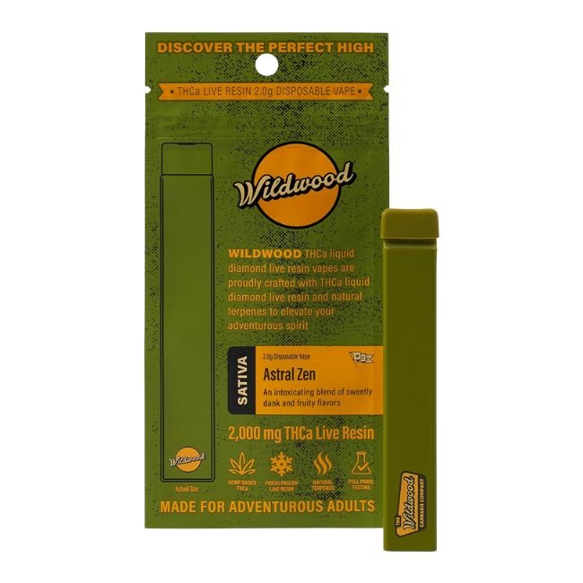 WSTHCALR2GMDI04 WOODSTOCK / WILDWOOD THCA LIQUID DIAMOND LIVE RESIN 2GM DISPO 5CT/ BOX